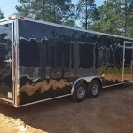 Black Plain Ol' 22' Enclosed Trailer For Sale Pearson, GA