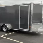 Charcoal Durabull Elite 14' Enclosed Trailer For Sale Manchester, NH