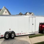 2011 White T&E 38' Enclosed Trailer For Sale San Antonio, TX